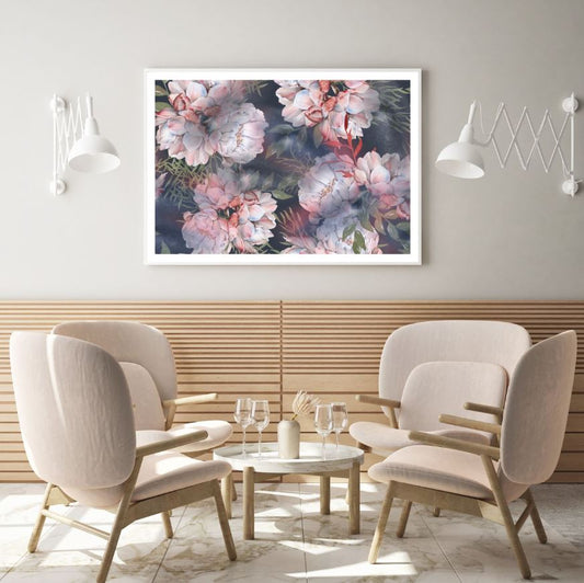 Colorful Flowers Watercolor Painting Home Decor Premium Quality Poster Print Choose Your Sizes