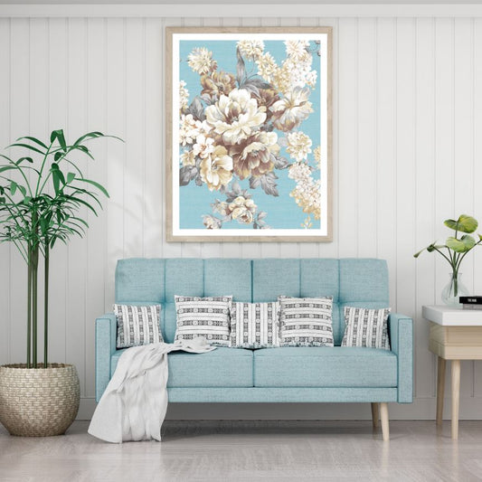 Colorful Flowers Watercolor Painting Home Decor Premium Quality Poster Print Choose Your Sizes