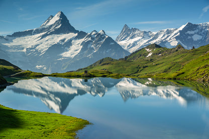 Stunning Lake & Mountain Scenery Photograph Home Decor Premium Quality Poster Print Choose Your Sizes