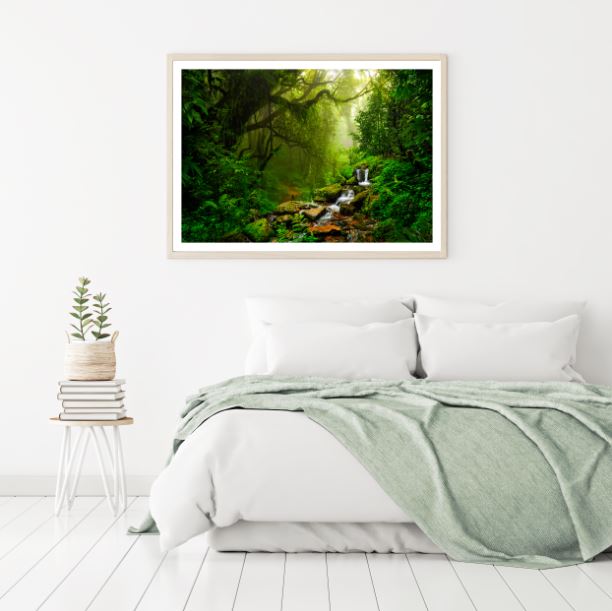 Stunning Deep Forest Photograph Home Decor Premium Quality Poster Print Choose Your Sizes