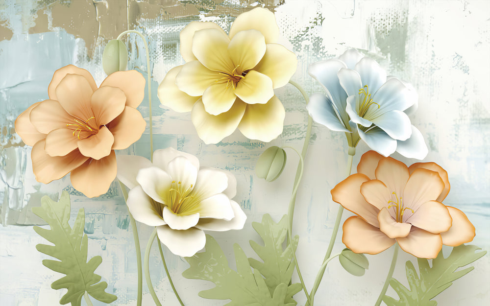 Colorful Floral Watercolor Painting Print 100% Australian Made