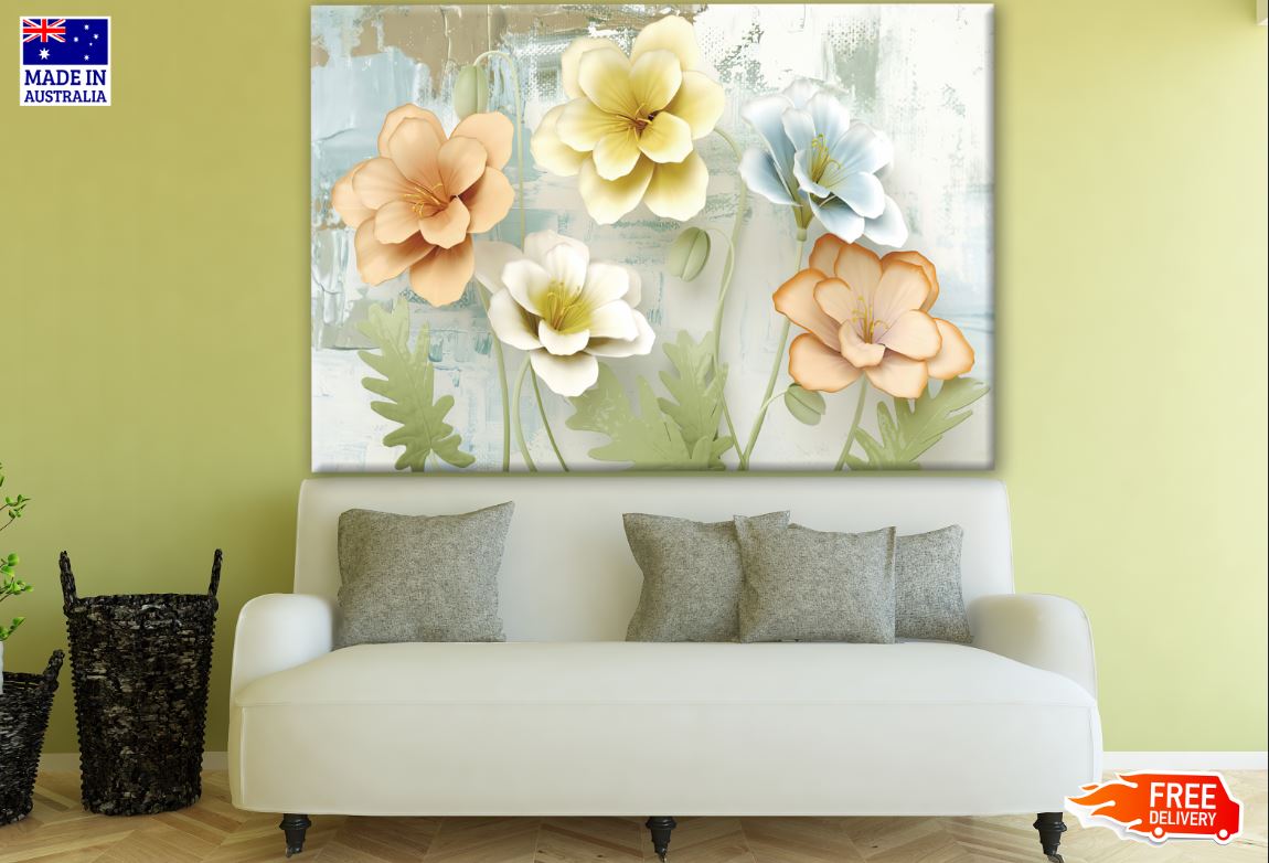 Colorful Floral Watercolor Painting Print 100% Australian Made