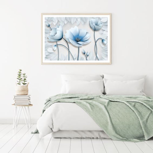 Colorful Flowers 3D Abstract Design Home Decor Premium Quality Poster Print Choose Your Sizes