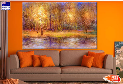 Autumn Forest Oil Painting Print 100% Australian Made