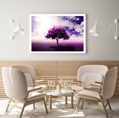 Pink Tree Abstract Design Home Decor Premium Quality Poster Print Choose Your Sizes