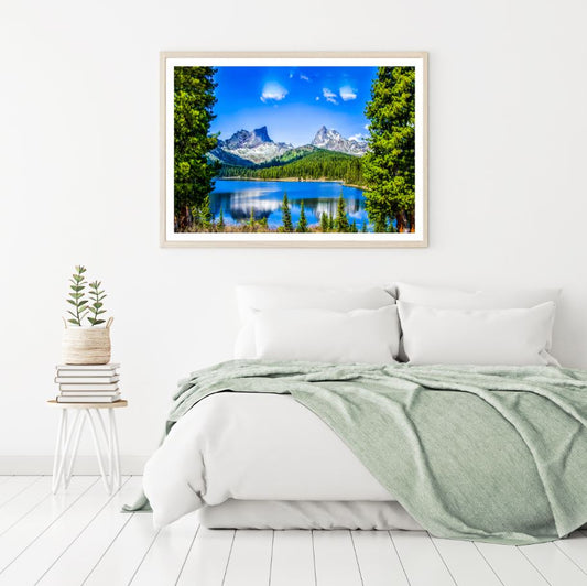 Lake & Forest Scenery Photograph Home Decor Premium Quality Poster Print Choose Your Sizes