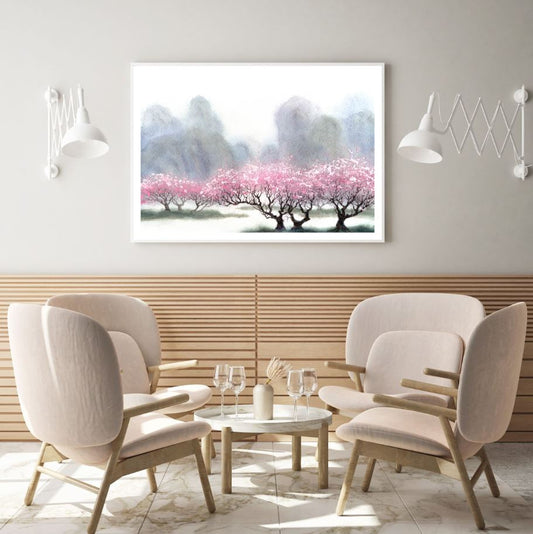 Chinese Landscape Nature Painting Home Decor Premium Quality Poster Print Choose Your Sizes