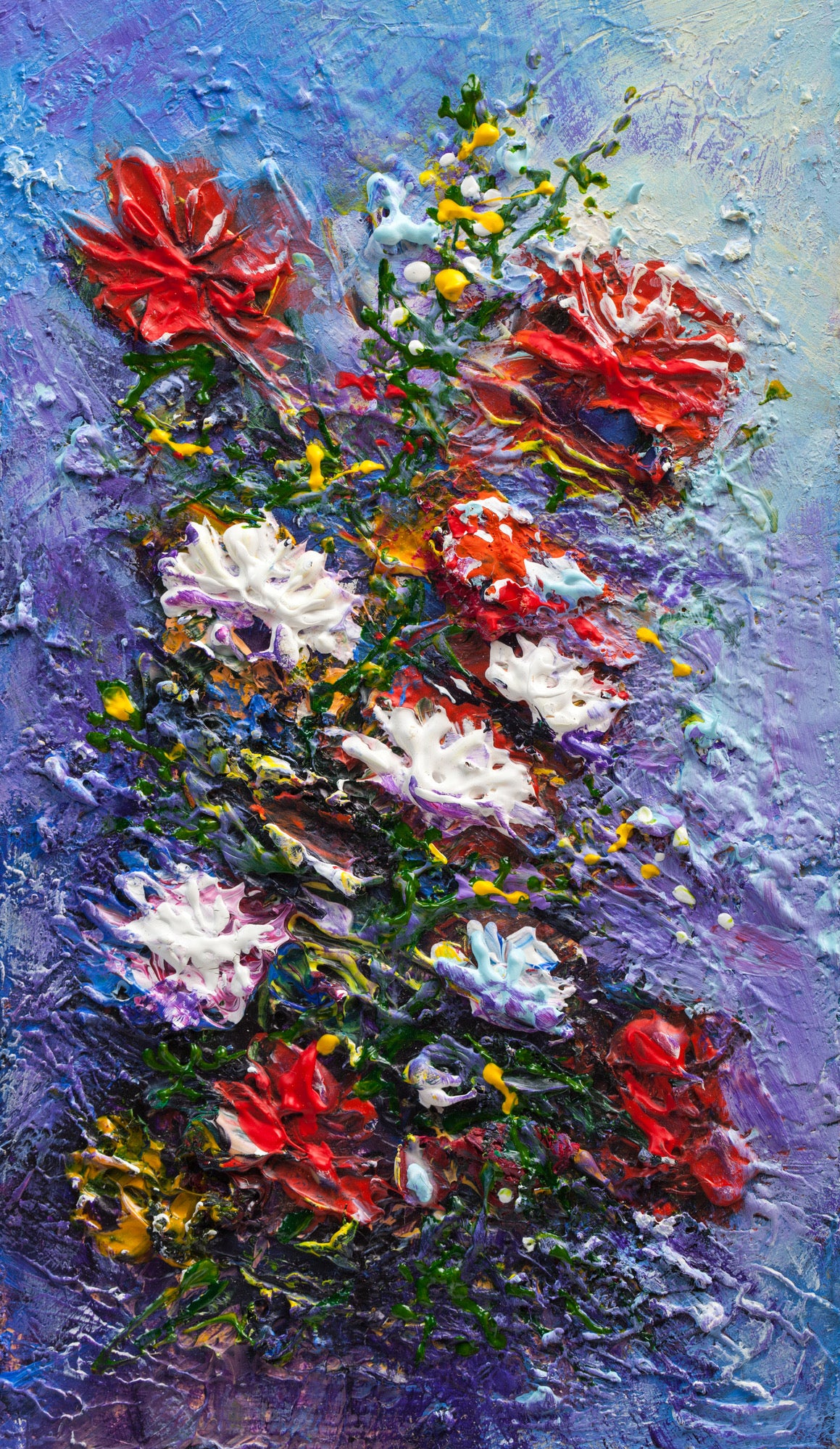 Colorful Floral Watercolor Painting Print 100% Australian Made Photograph Print 100% Australian Made