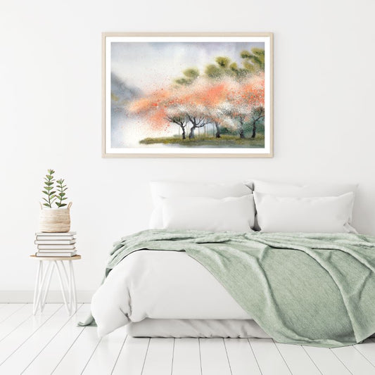 Colorful Forest Oil Painting Home Decor Premium Quality Poster Print Choose Your Sizes