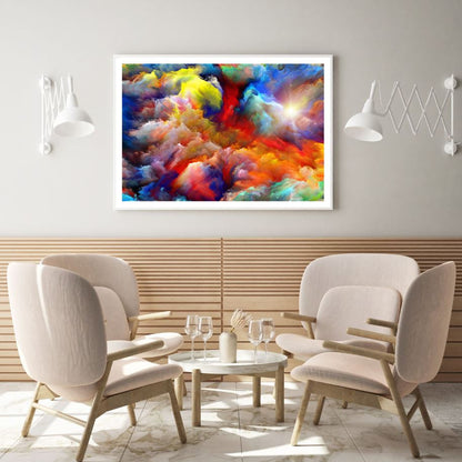 Colorful Abstract Cloud Design Home Decor Premium Quality Poster Print Choose Your Sizes