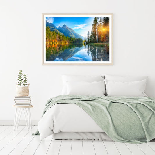 Lake & Forest Scenery Photograph Home Decor Premium Quality Poster Print Choose Your Sizes