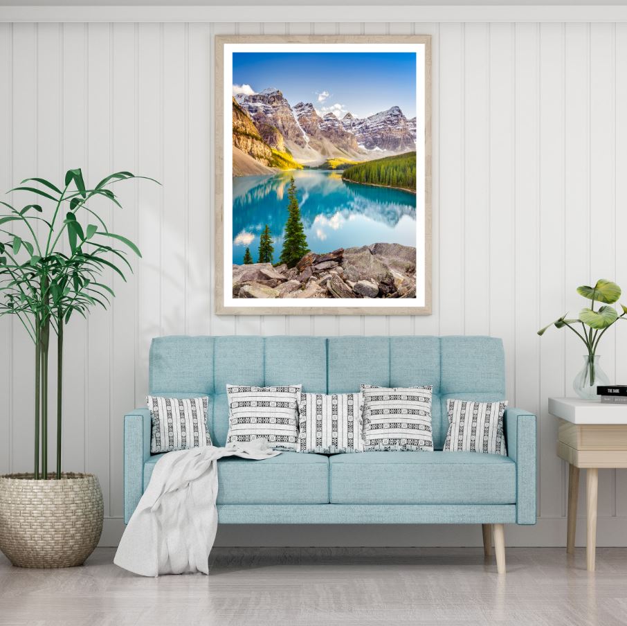 Lake & Forest Scenery Photograph Home Decor Premium Quality Poster Print Choose Your Sizes