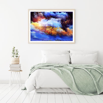 Multicolor Cloud Painting Home Decor Premium Quality Poster Print Choose Your Sizes