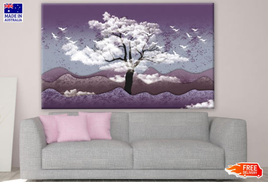 Tree & Landscape Abstract Design Print 100% Australian Made