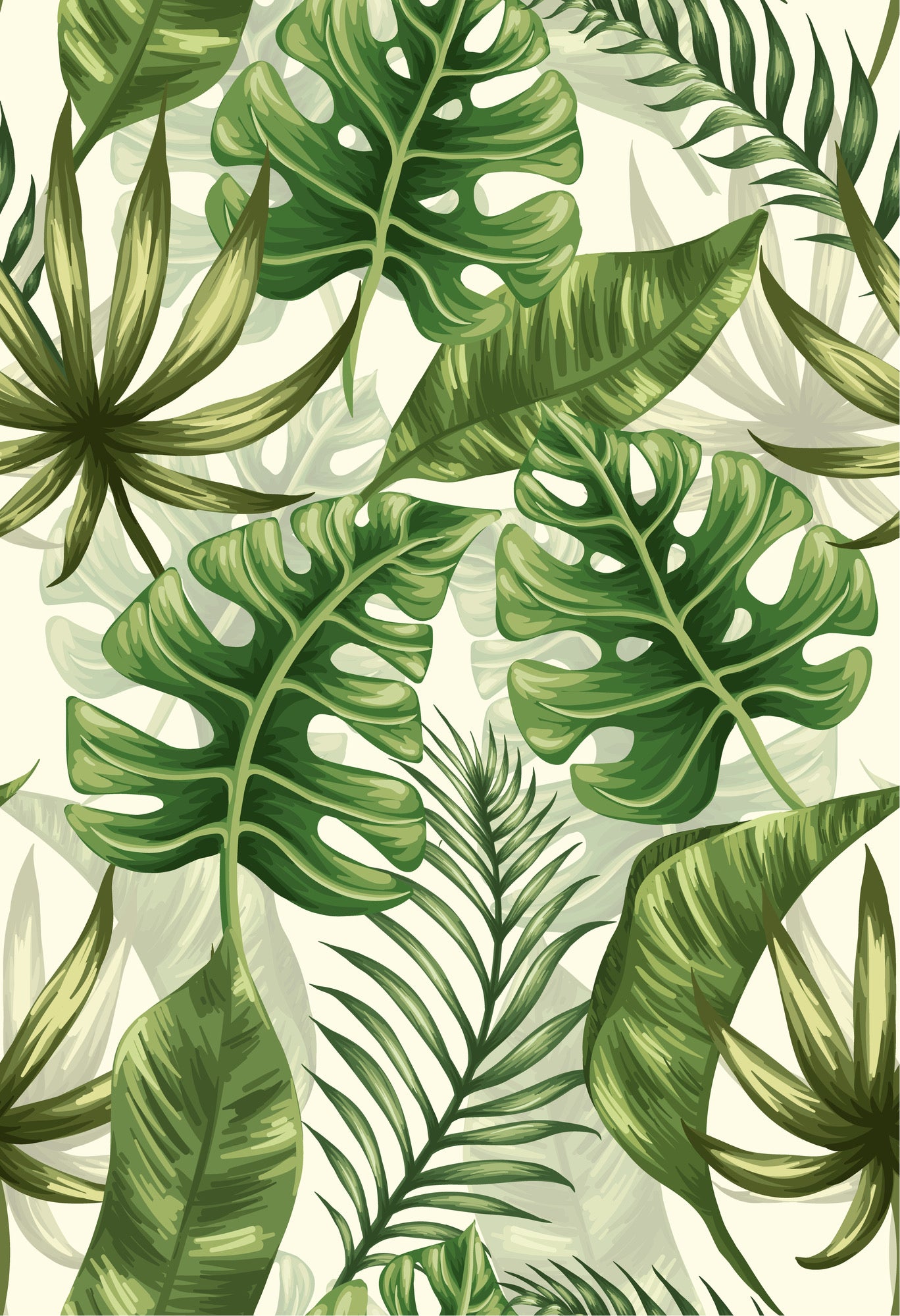 Leaves Abstract Design Print 100% Australian Made