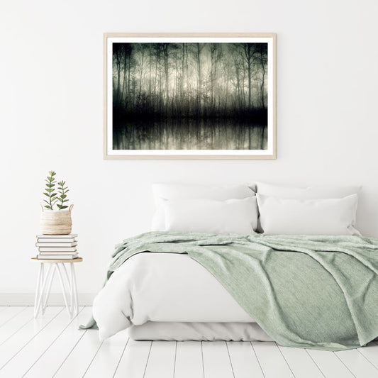 Misty Forest Scenery Photograph Home Decor Premium Quality Poster Print Choose Your Sizes