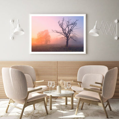 Sunset Forest Scenery Photograph Home Decor Premium Quality Poster Print Choose Your Sizes