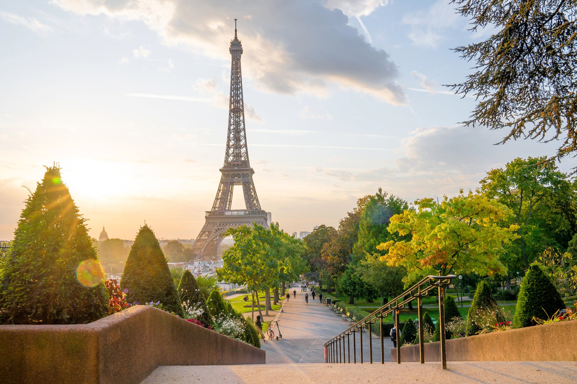 Eiffel Tower Scenery View Print 100% Australian Made