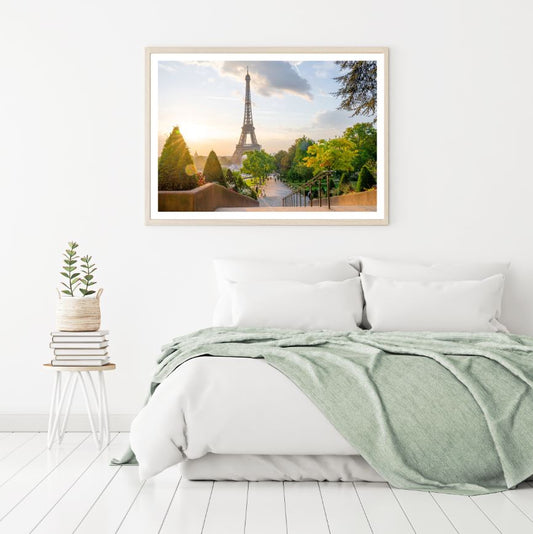 Eiffel Tower Scenery Photograph Home Decor Premium Quality Poster Print Choose Your Sizes