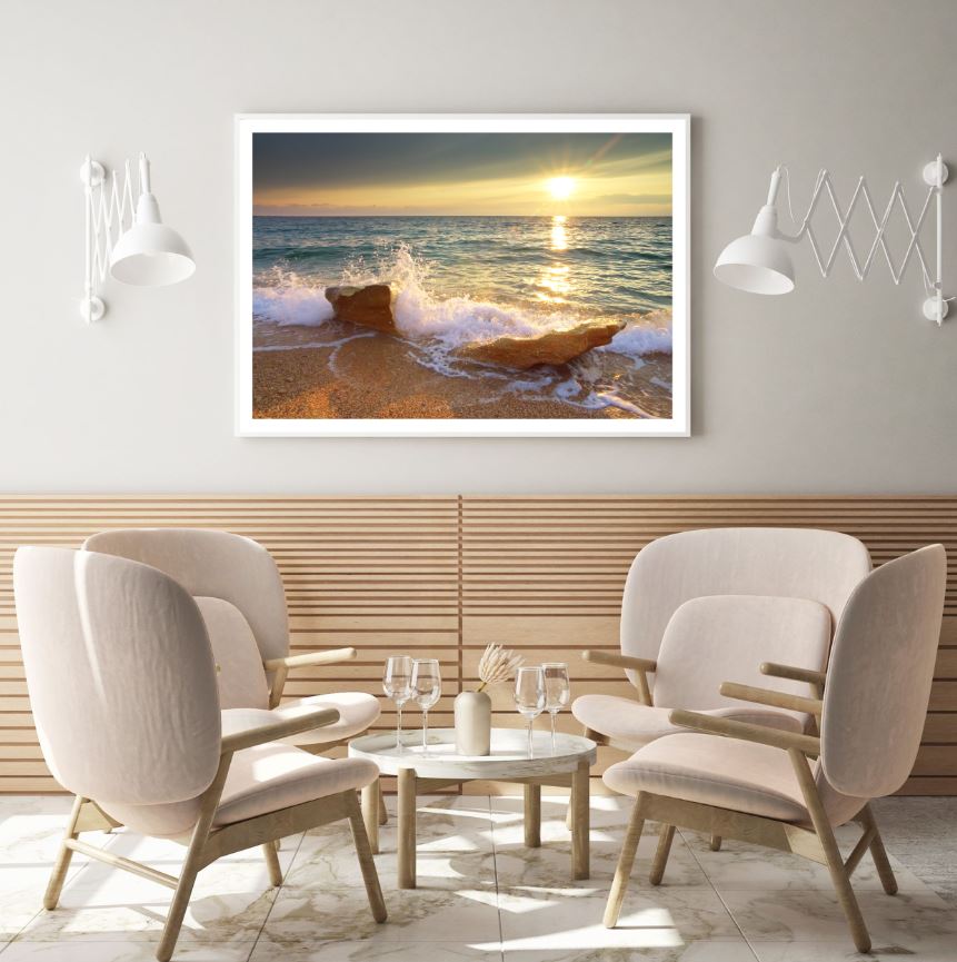 Stunning Sea Scenery Photograph Home Decor Premium Quality Poster Print Choose Your Sizes