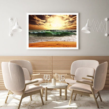 Stunning Sea Scenery Photograph Home Decor Premium Quality Poster Print Choose Your Sizes