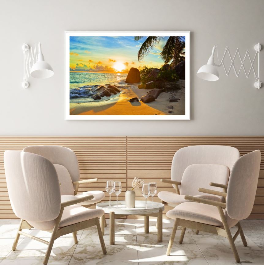 Stunning Sea Scenery Photograph Home Decor Premium Quality Poster Print Choose Your Sizes