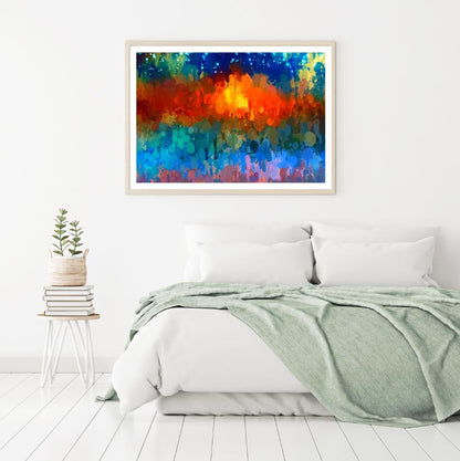 Colorful Abstract Watercolor Painting Design Home Decor Premium Quality Poster Print Choose Your Sizes