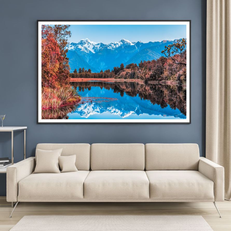 Lake Near Forest Photograph Home Decor Premium Quality Poster Print Choose Your Sizes