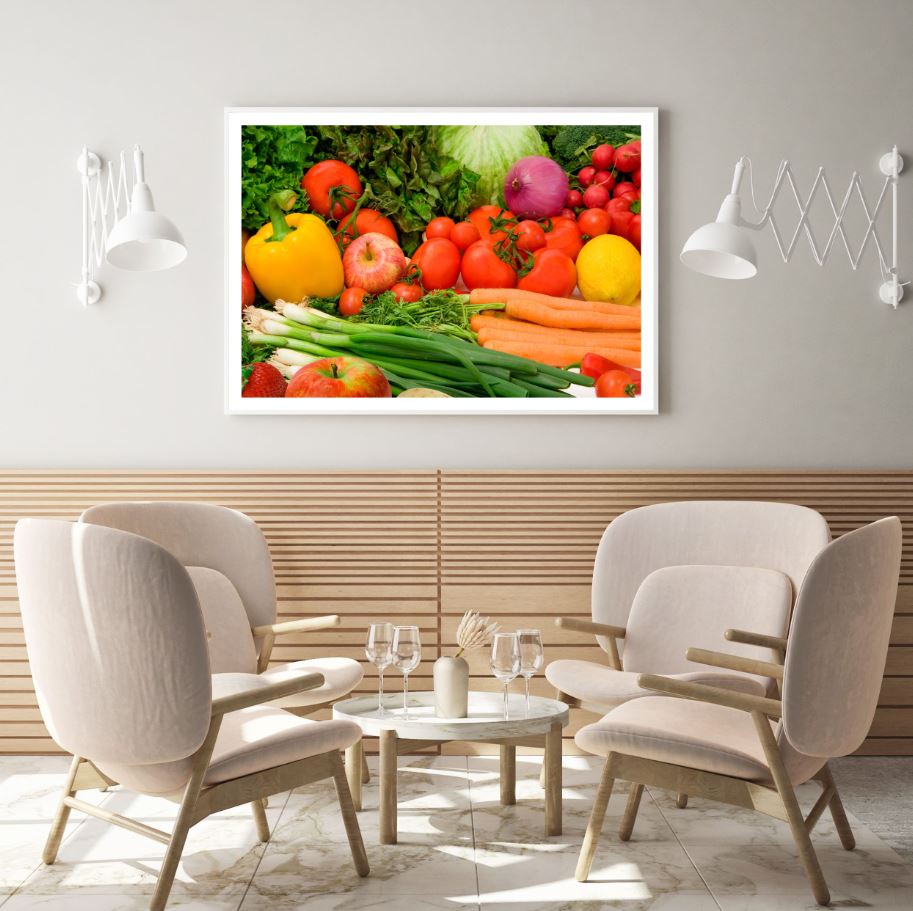 Vegetables Closeup Photograph Home Decor Premium Quality Poster Print Choose Your Sizes