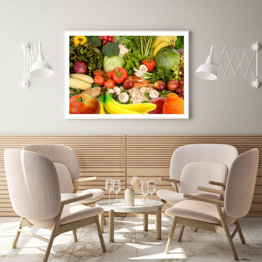 Vegetables Closeup Photograph Home Decor Premium Quality Poster Print Choose Your Sizes