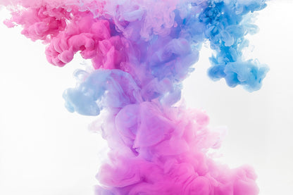 Abstract Colorful Smoke Design Print 100% Australian Made