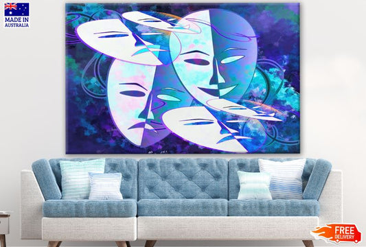 Masks Abstract Design Print 100% Australian Made