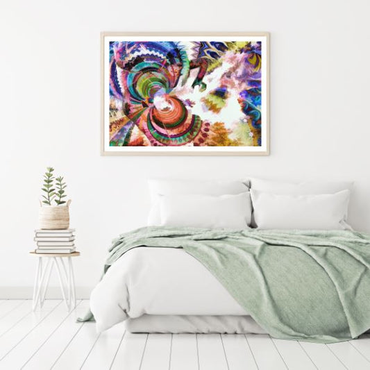 Colorful Abstract Pattern Design Home Decor Premium Quality Poster Print Choose Your Sizes