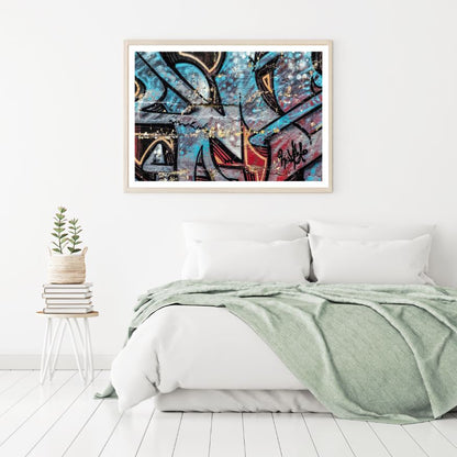 Colorful Wall Art Graffiti Painting Home Decor Premium Quality Poster Print Choose Your Sizes