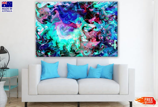 Colorful Abstract Design Print 100% Australian Made