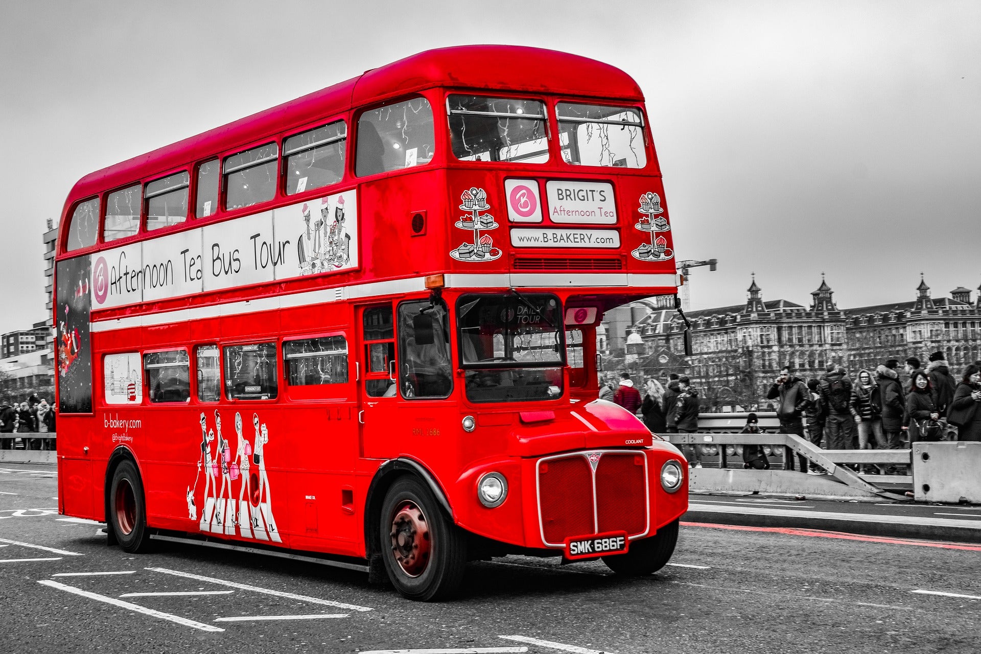 Double Decker Bus Photograph Print 100% Australian Made