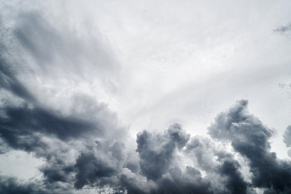 Cloudy Sky B&W Photograph Print 100% Australian Made