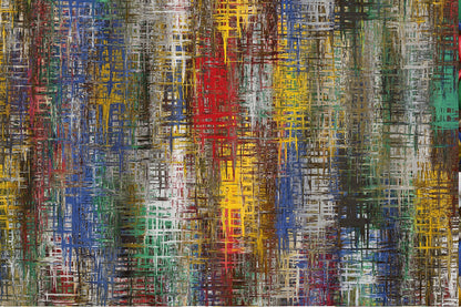 Colourful line Abstract Painting Print 100% Australian Made