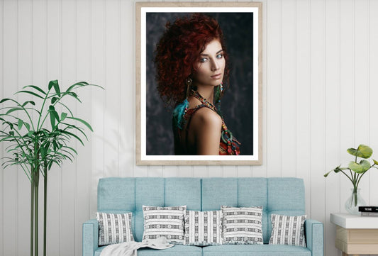 Beautiful Girl Portrait View Home Decor Premium Quality Poster Print Choose Your Sizes