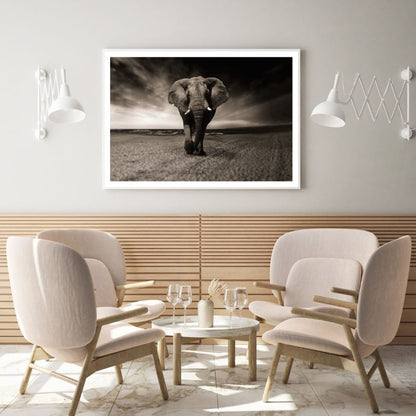 Elephant Closeup Photograph Home Decor Premium Quality Poster Print Choose Your Sizes