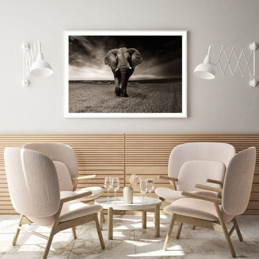 Elephant Closeup Photograph Home Decor Premium Quality Poster Print Choose Your Sizes