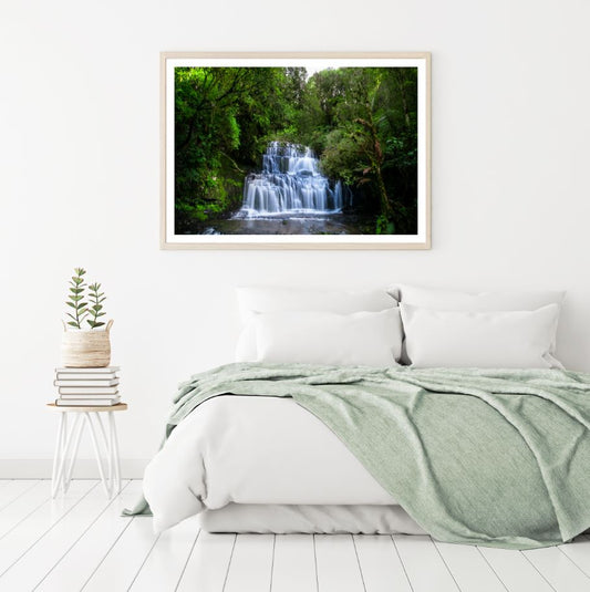 Waterfall Scenery Photograph Home Decor Premium Quality Poster Print Choose Your Sizes