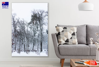 Snow Covered Forest Photograph Print 100% Australian Made