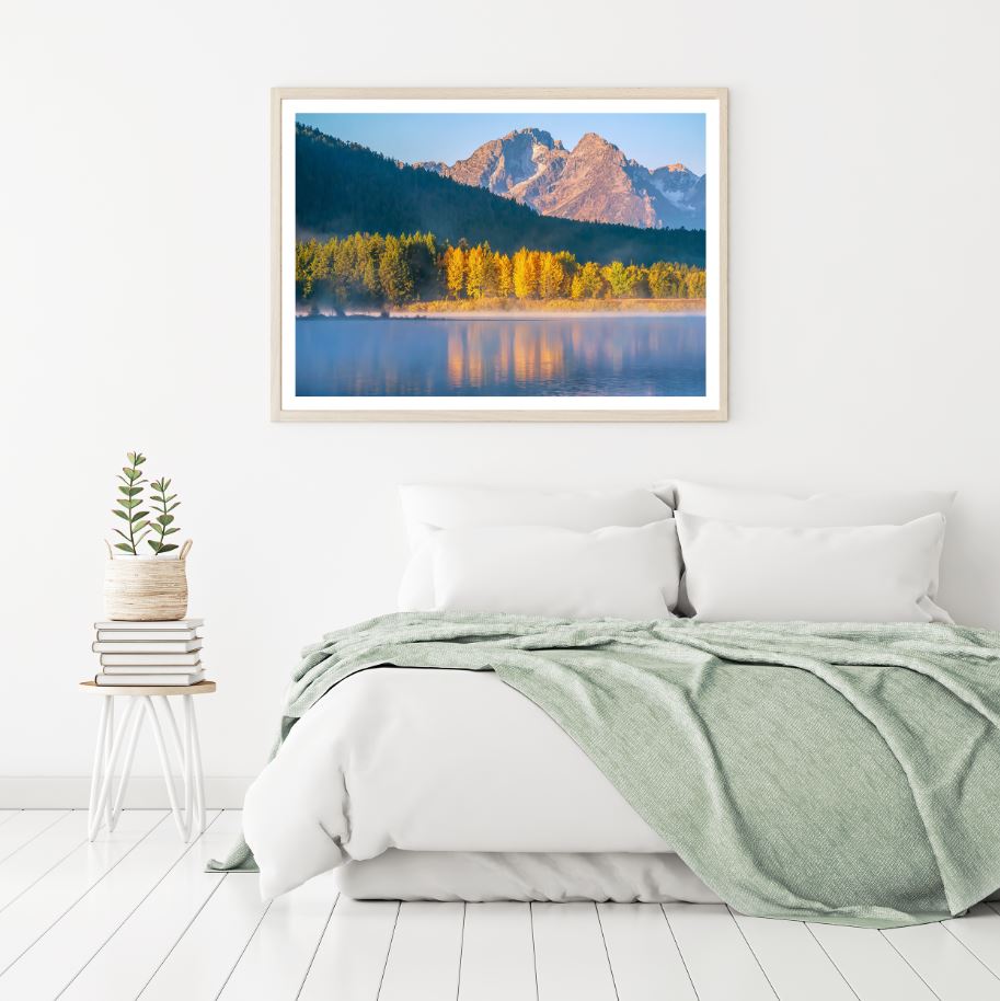 Lake & Forest Scenery Photograph Home Decor Premium Quality Poster Print Choose Your Sizes