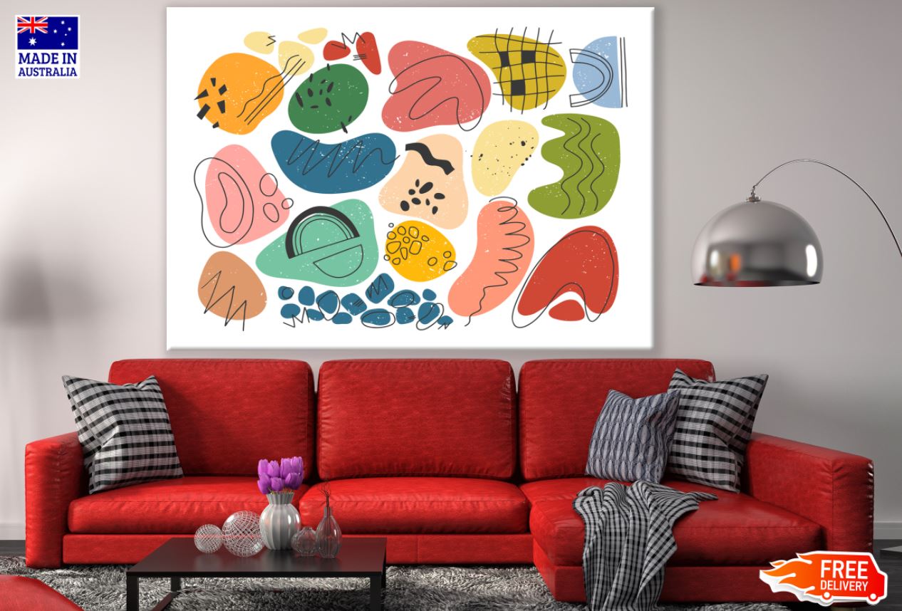 Colorful Vector Art Design Print 100% Australian Made