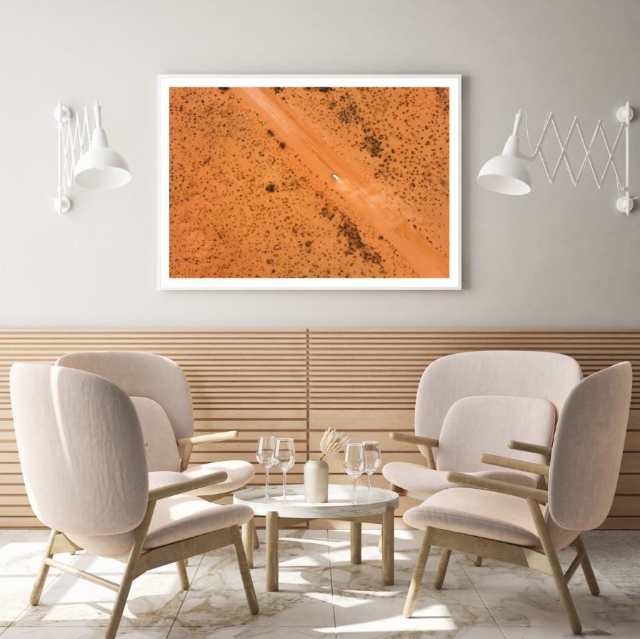 Van on Valley Aerial Photograph Home Decor Premium Quality Poster Print Choose Your Sizes