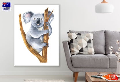 Koala Bear on a Tree Painting Print 100% Australian Made