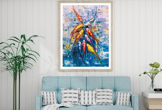 Colorful Fish Oil Painting Home Decor Premium Quality Poster Print Choose Your Sizes