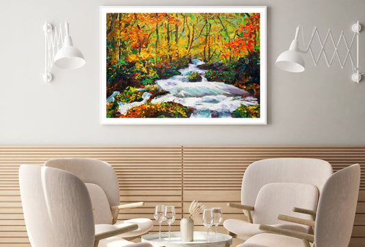 Colorful Forest Oil Painting Home Decor Premium Quality Poster Print Choose Your Sizes