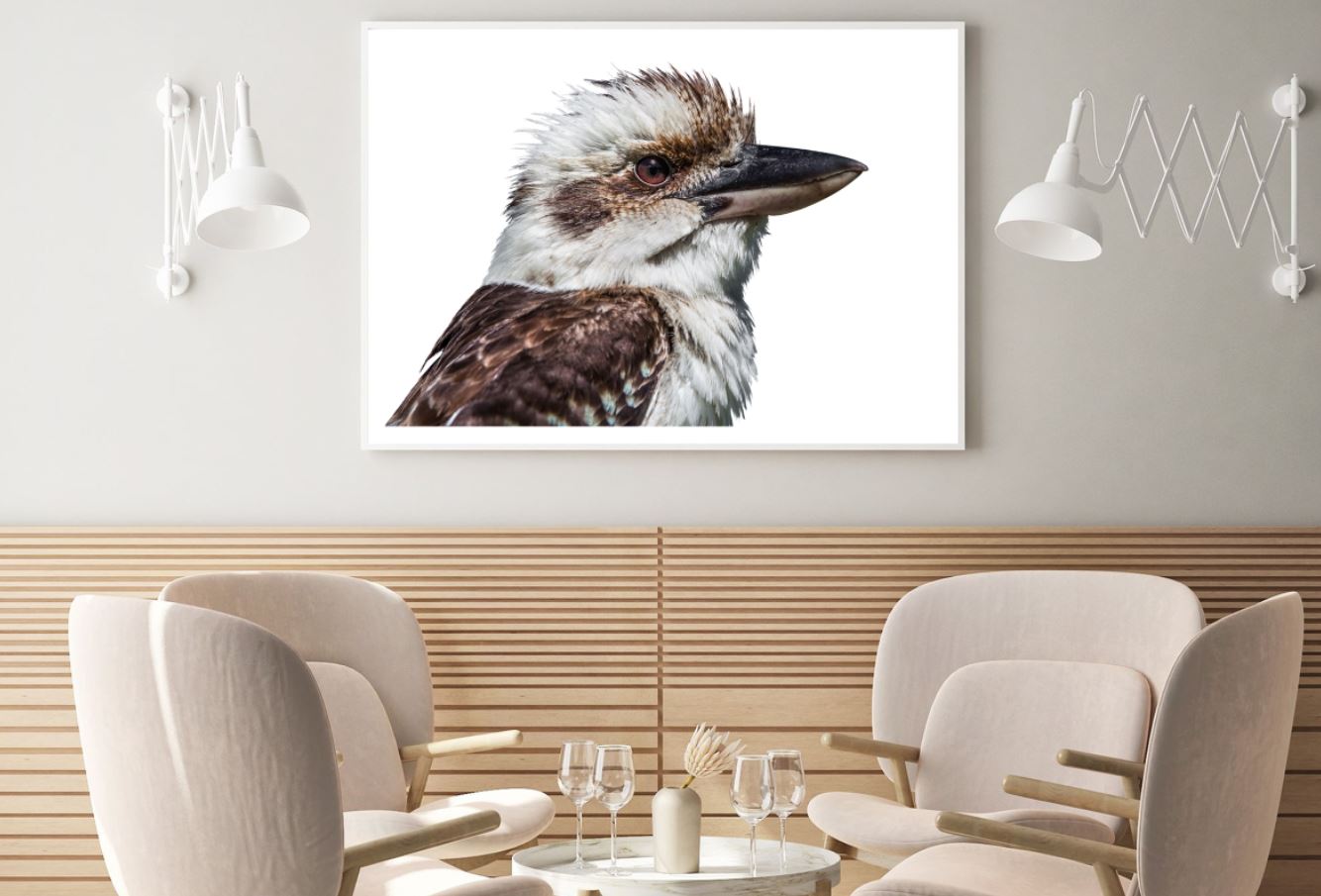 Kookaburra Bird Portrait Painting Home Decor Premium Quality Poster Print Choose Your Sizes